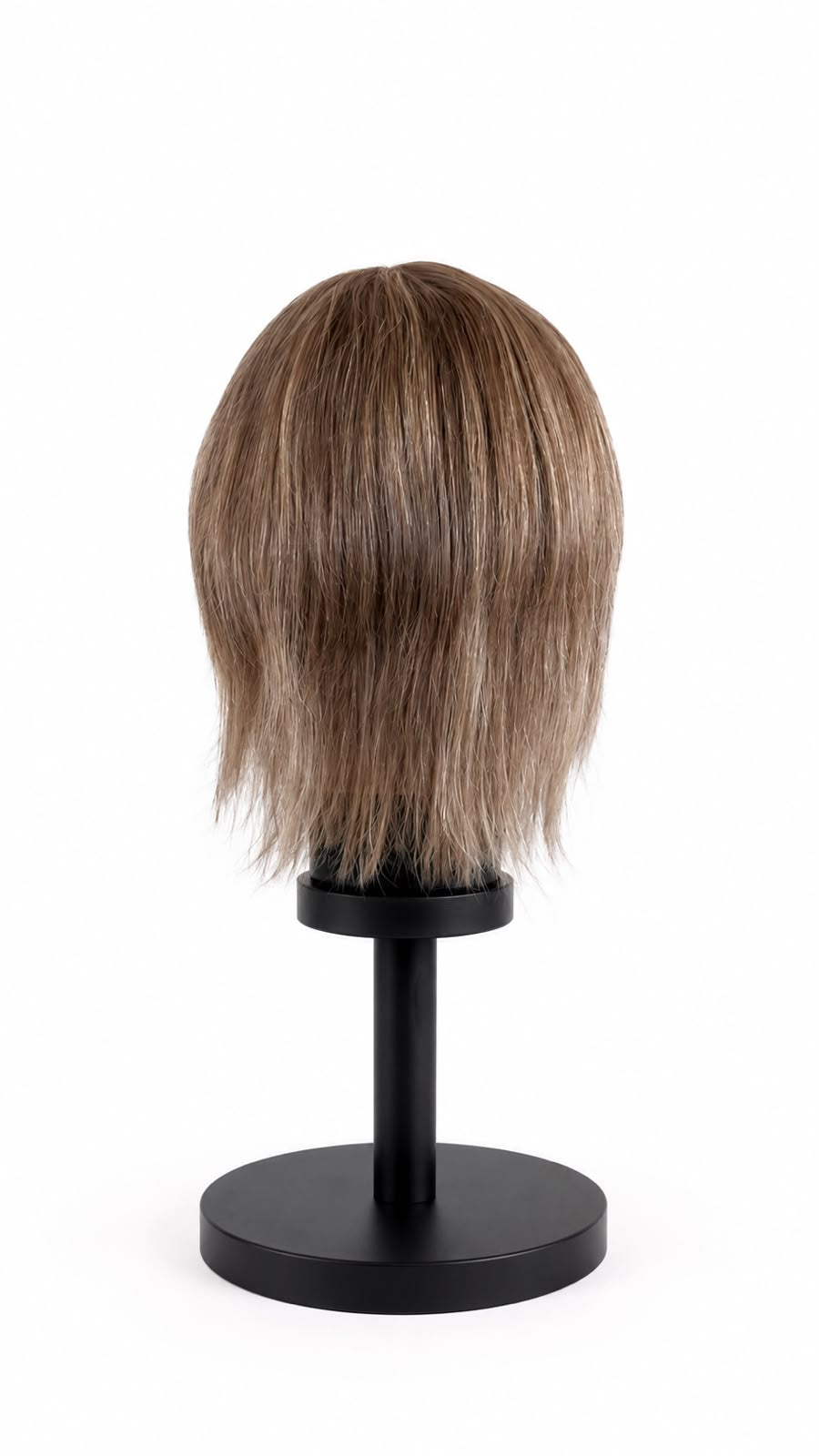 Peluca Corta Pixie Bob Rubio Ceniza Visado Natural