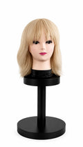 Peluca Media Rubia Ceniza Liso